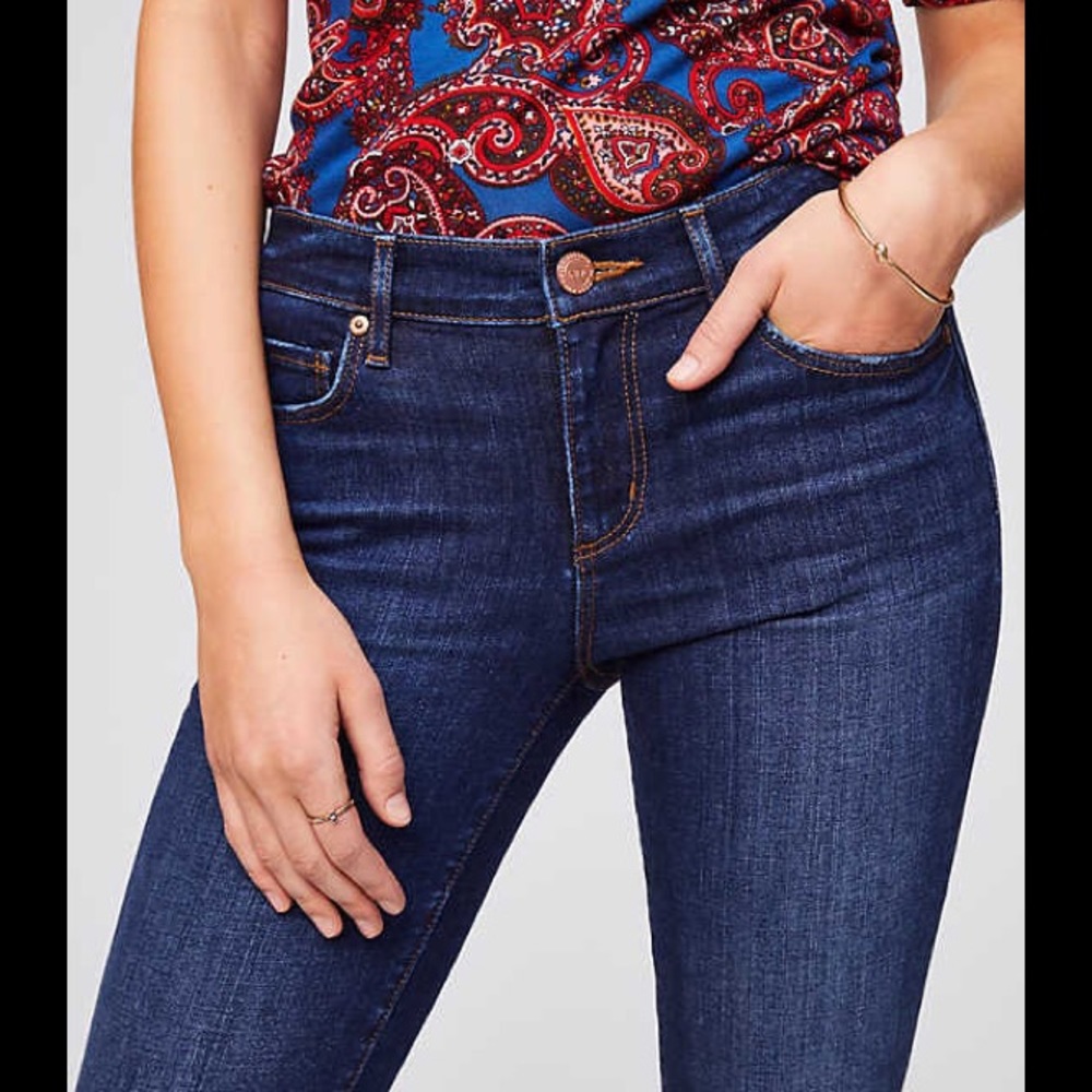Loft Curvy Skinny Jeans